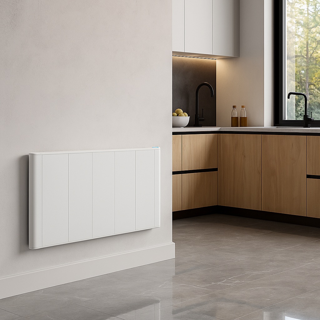 Slimline Curve 1500w electric radiator main 1