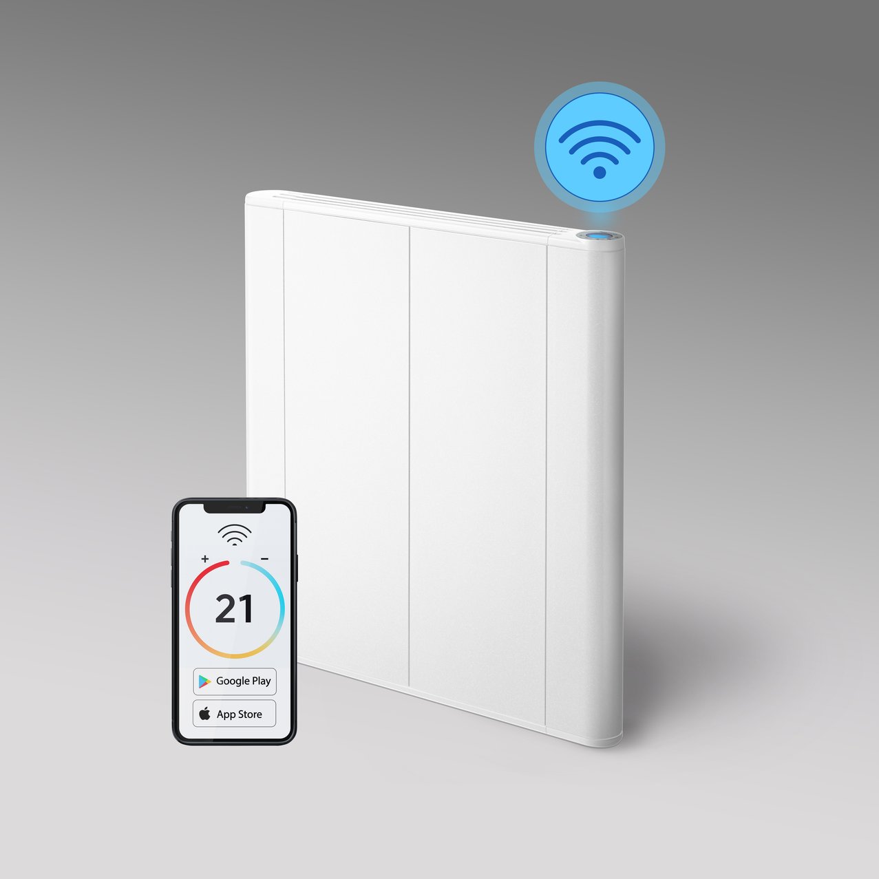 slimline curve 500x458mm 600w wifi white main
