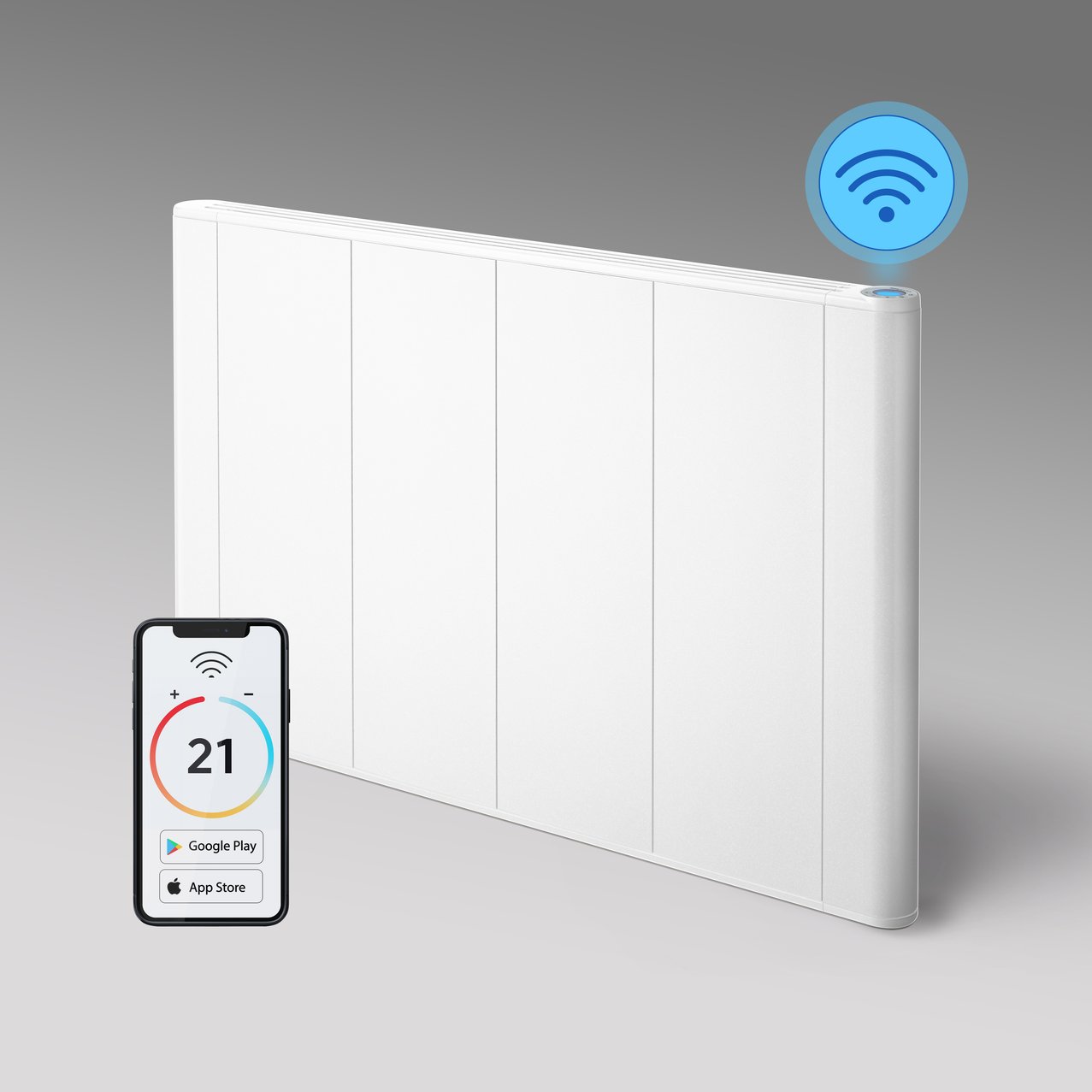 slimline curve 500x781mm 1200w wifi white main