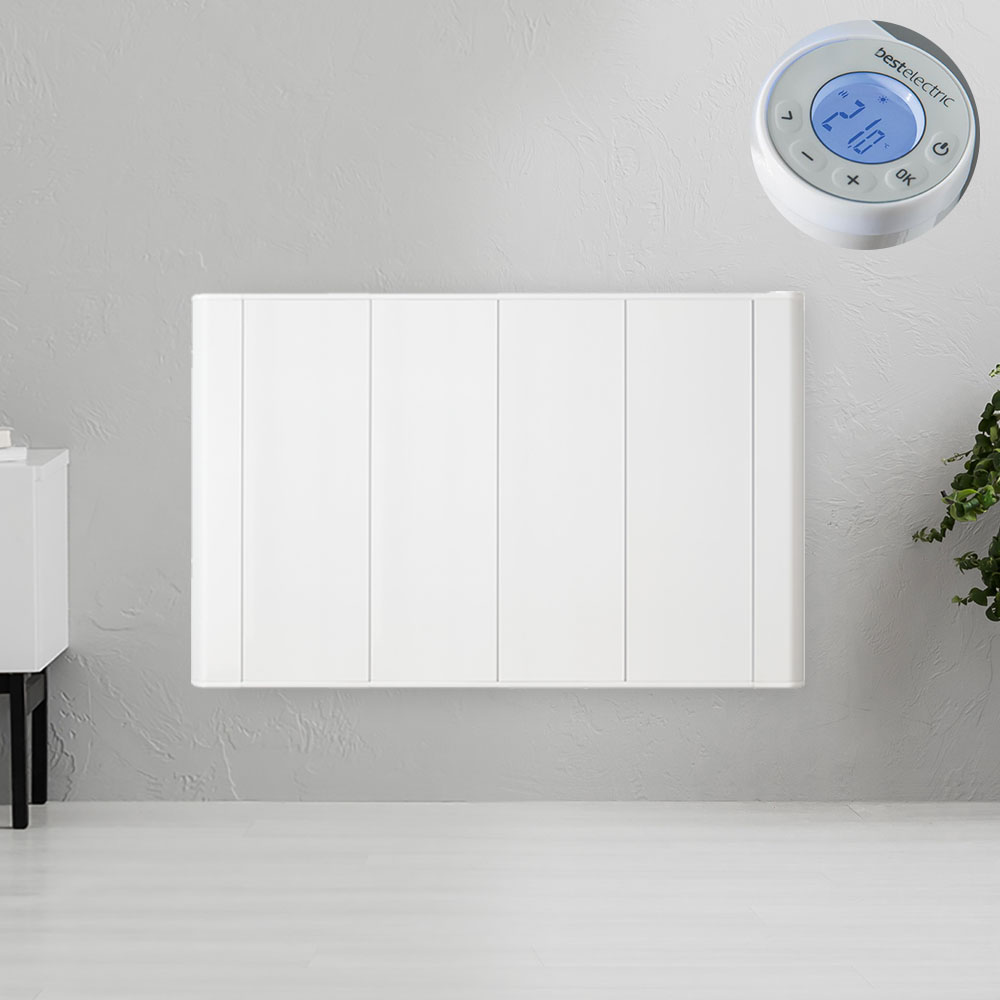 slimline curve 1200w electric radiator