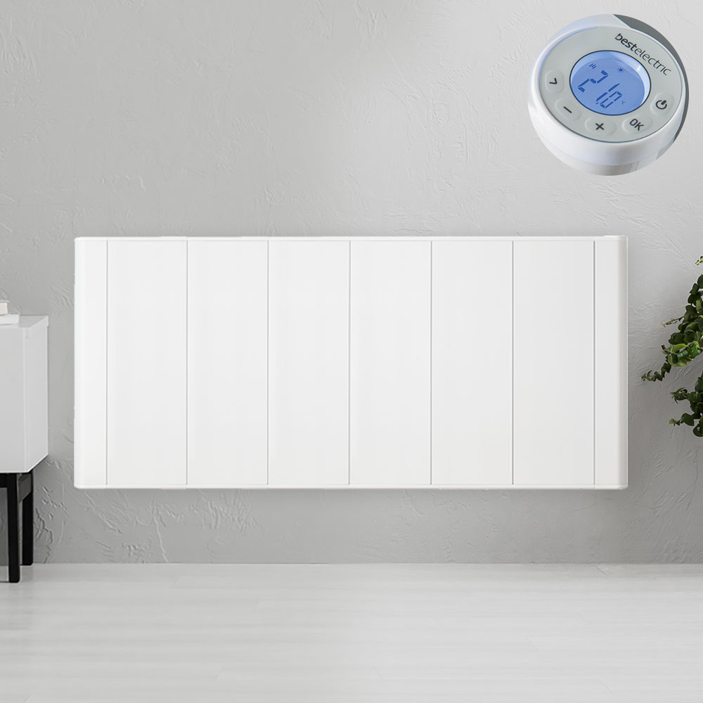 slimline curve 2000w electric radiator