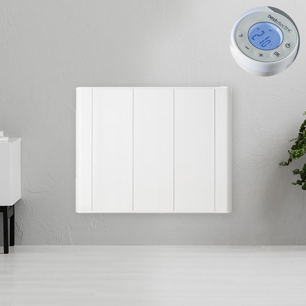 slimline curve 900w electric radiator