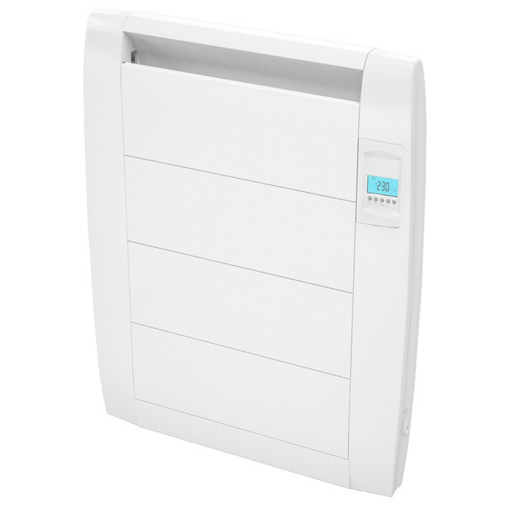 Slimline Digital 600w White Electric Radiator