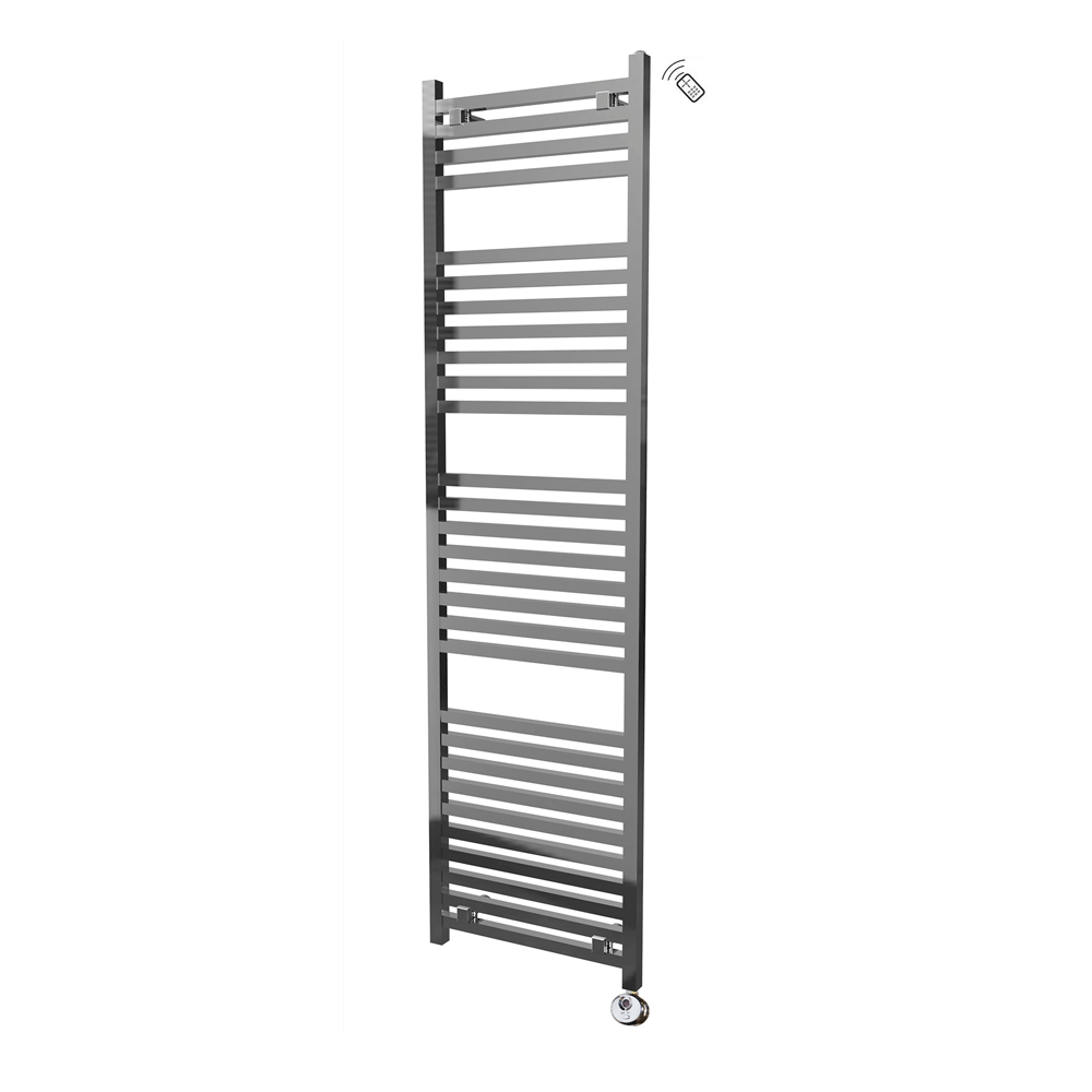 Contemporary Chrome Remote Controlled 480x1770 600w Towel Rail