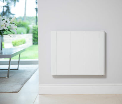 Slimline Curve Electric Radiator White