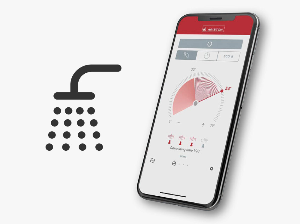 Shower Ready Alerts in App