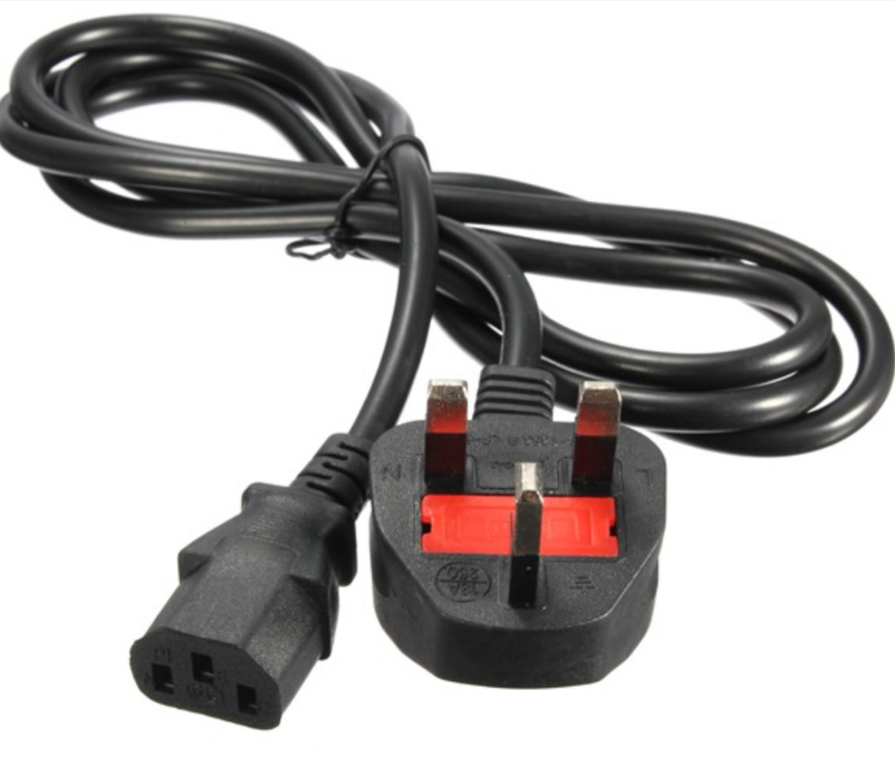 Slimline curve black plug 5