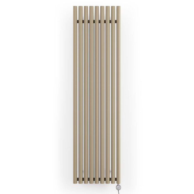 Levanto Vertical Electric Radiator Mocha 1000W Front Image