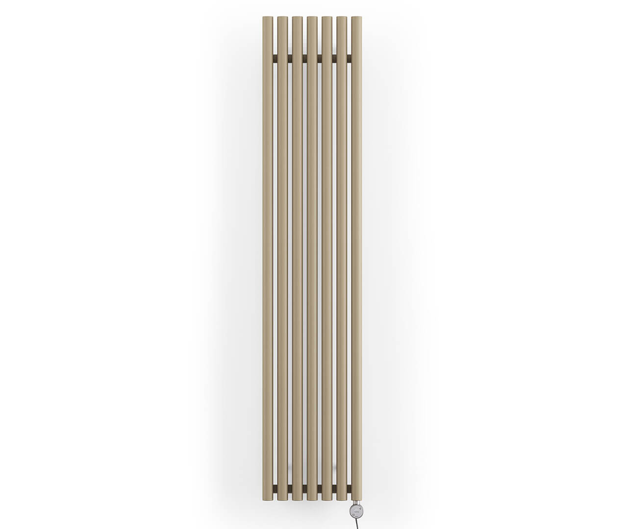 Levanto Vertical Electric Radiator Mocha Front