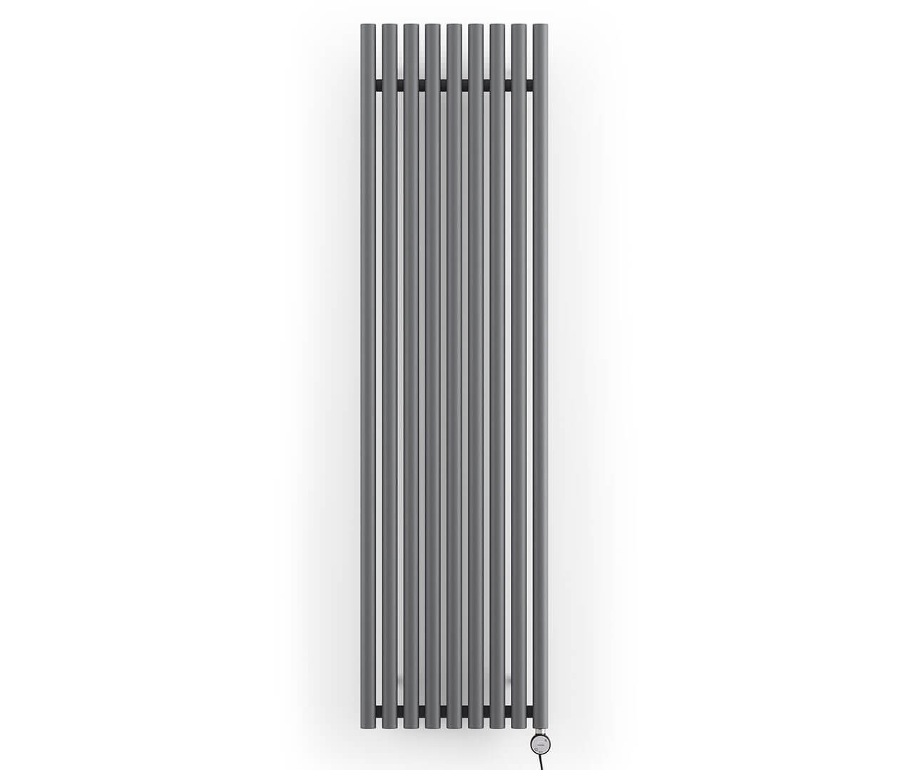 Levanto Vertical Electric Radiator Modern grey 1000W Front Image