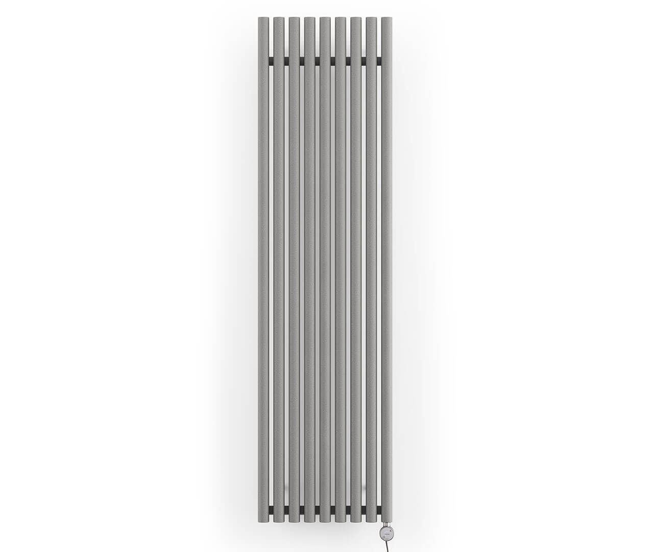 Levanto Vertical Electric Radiator Salt N Pepper 1000W Front Image