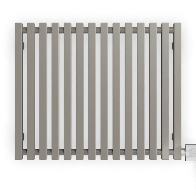 Morrano Designer Electric Radiator Metallic stone Front Image