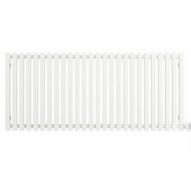 Morrano Designer Electric Radiator Sea Salt White Front Image 1000W