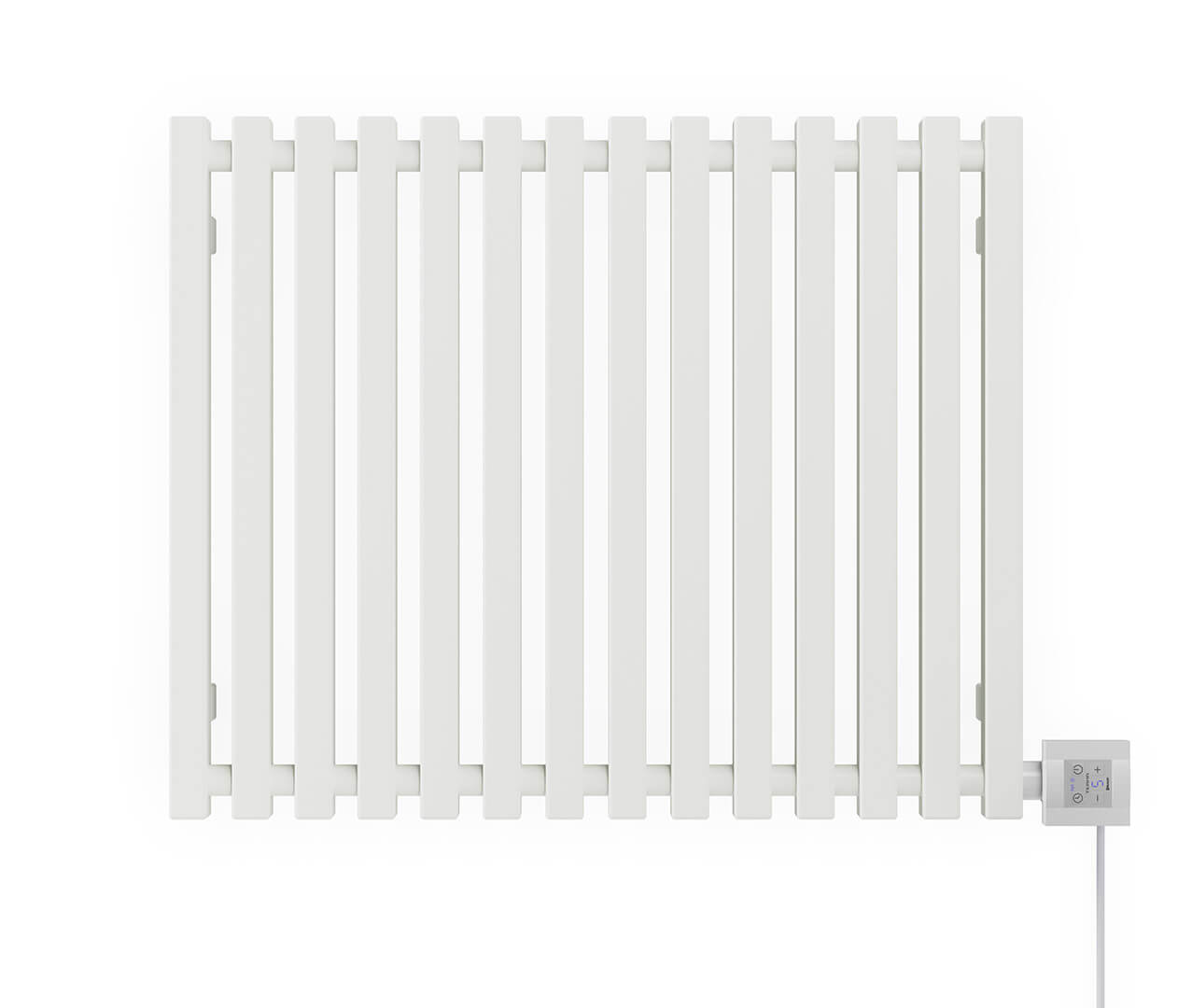 Morrano Designer Electric Radiator Sea Salt White Front Image