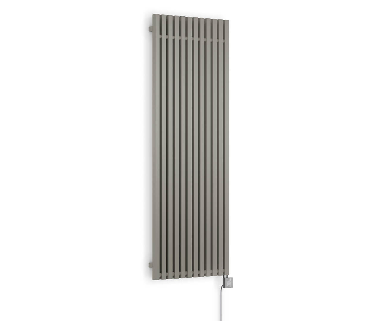 Morrano Vertical Electric Radiator Metallic Stone Side