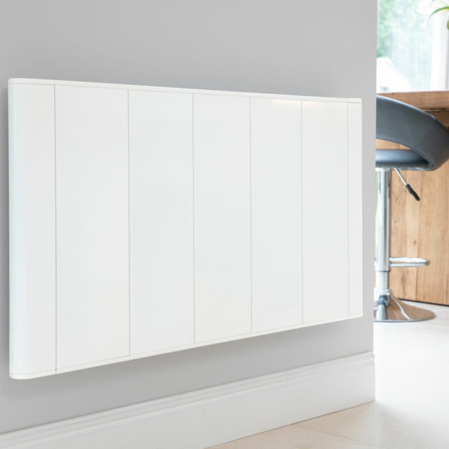 slimline curve white kitchen