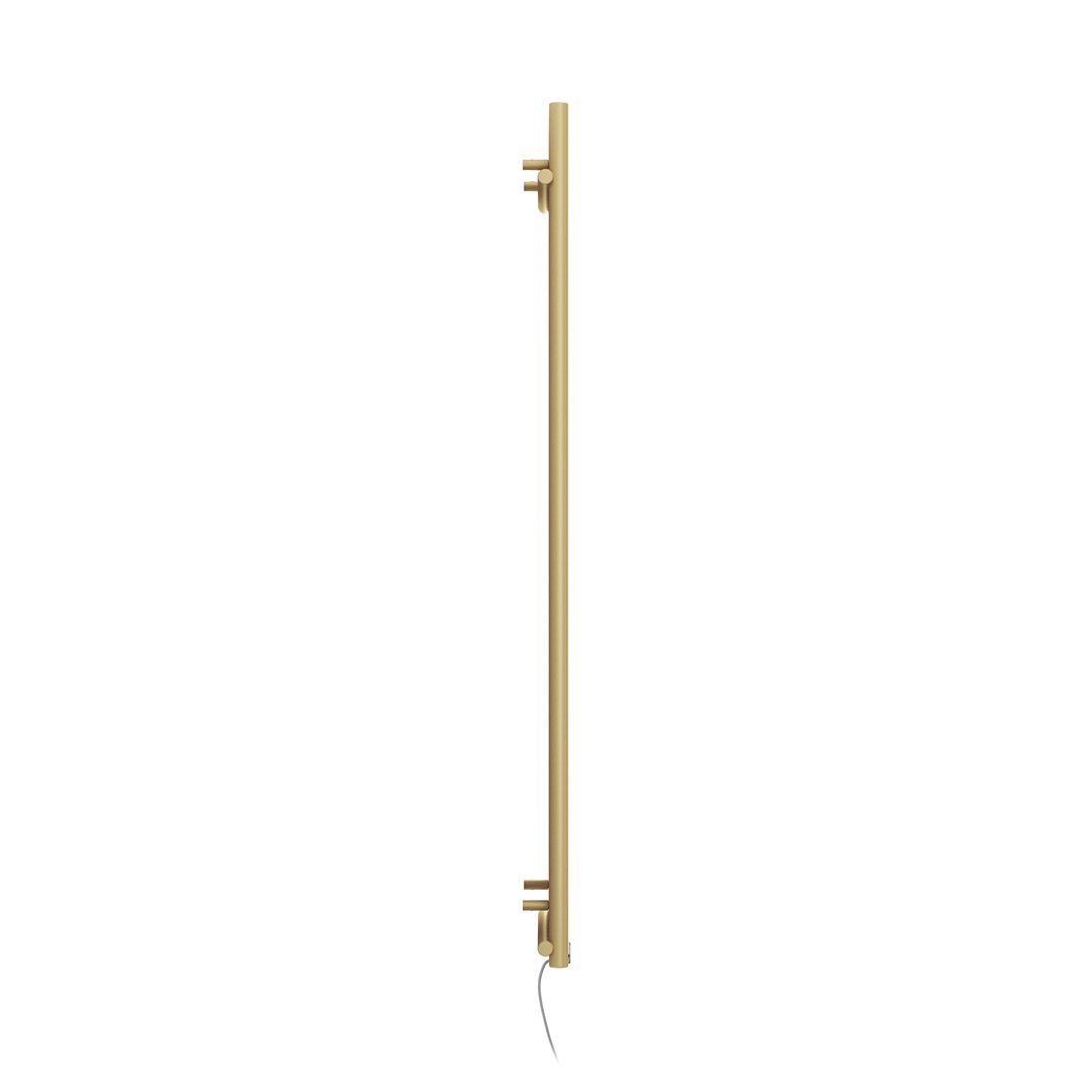 levanto vertical electric radiator brass color